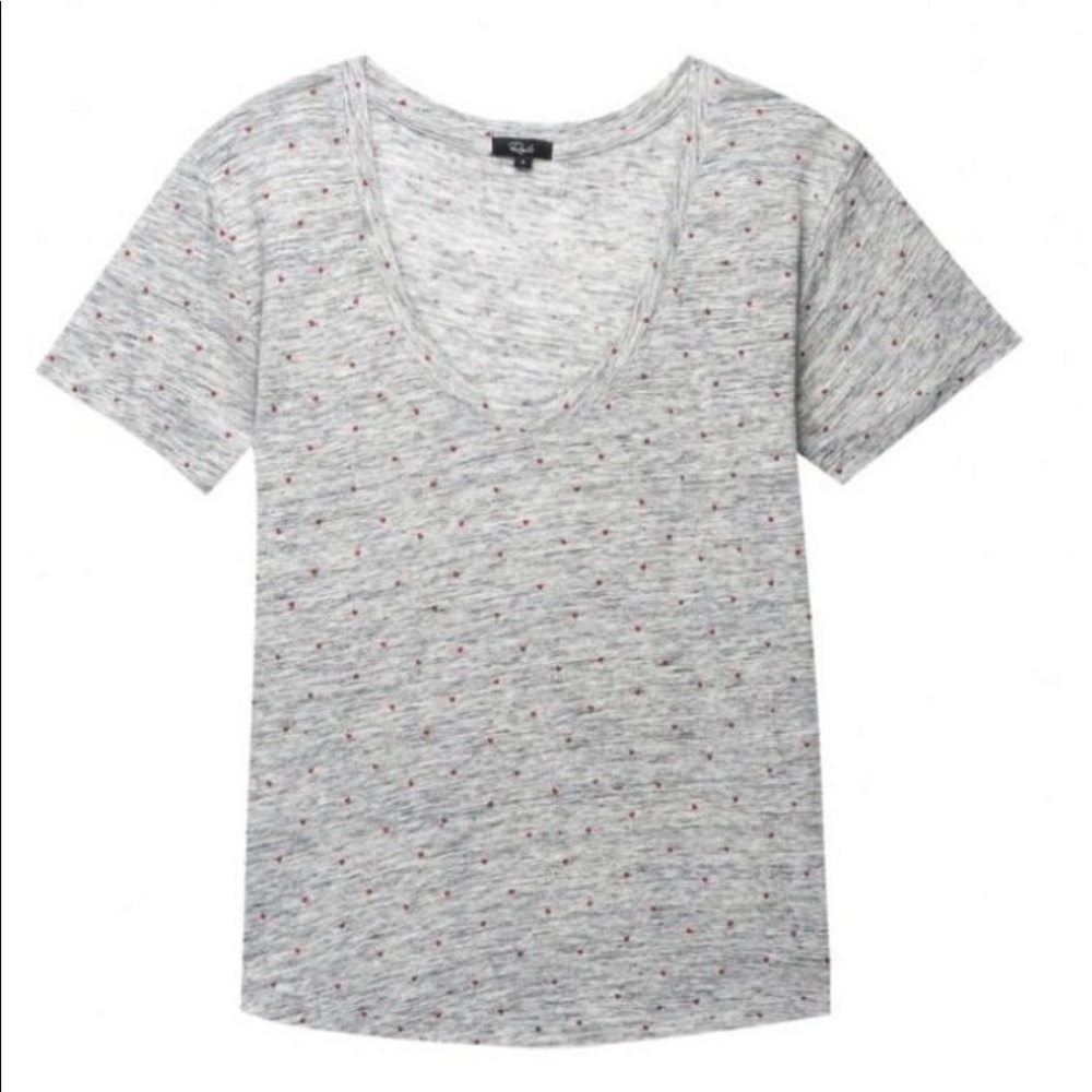 Rails Gray Lina Mini Hearts Tee